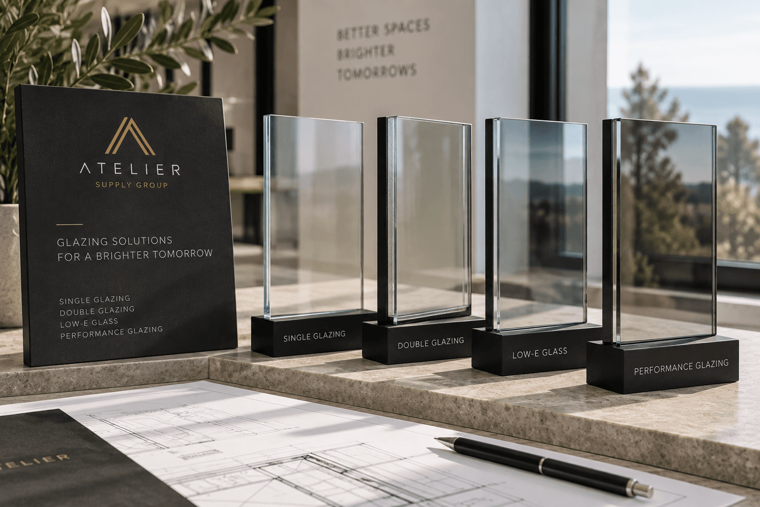 Single or double glazing, including Low-E and performance glazing
