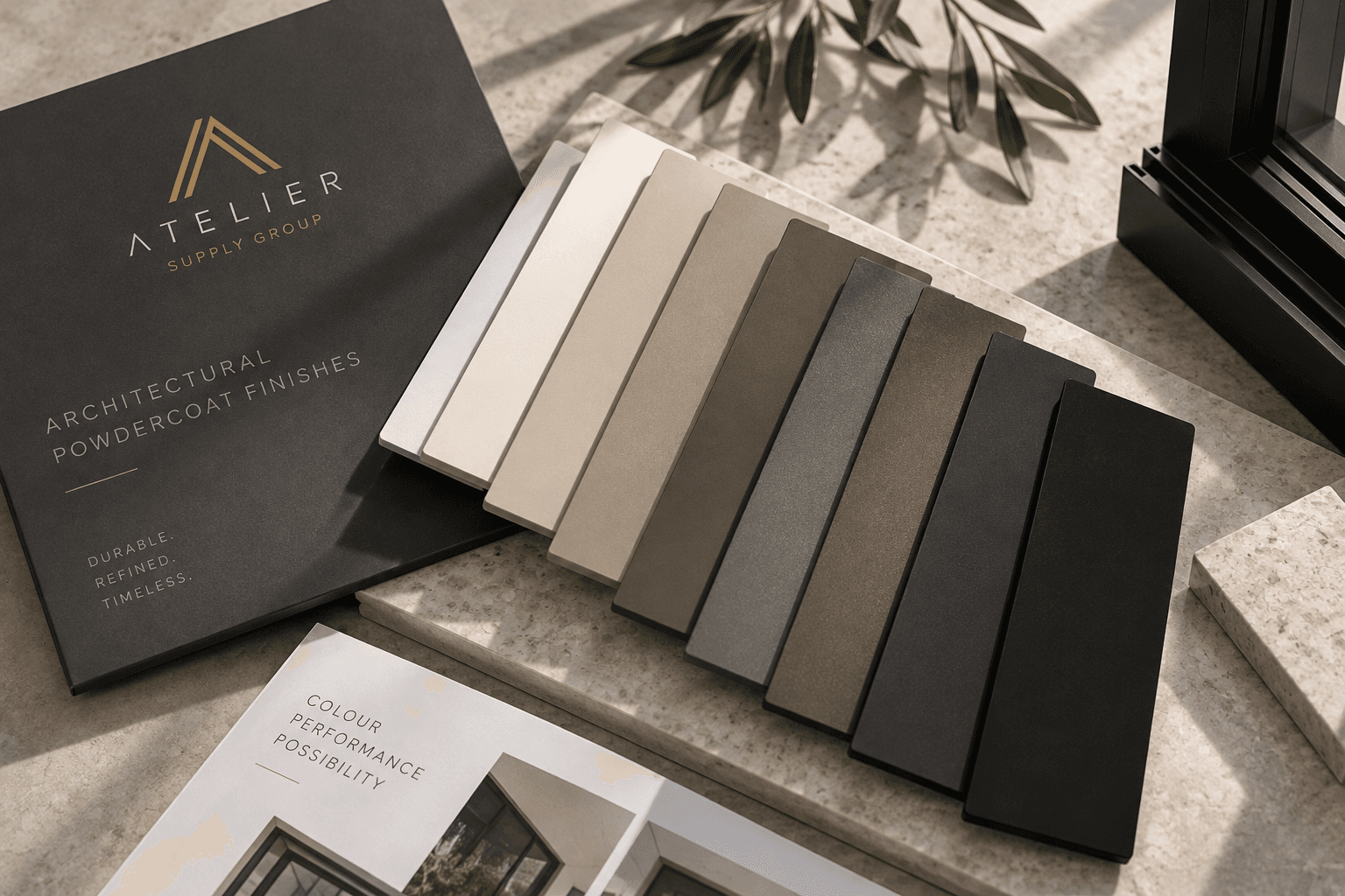 Architectural powdercoat finishes